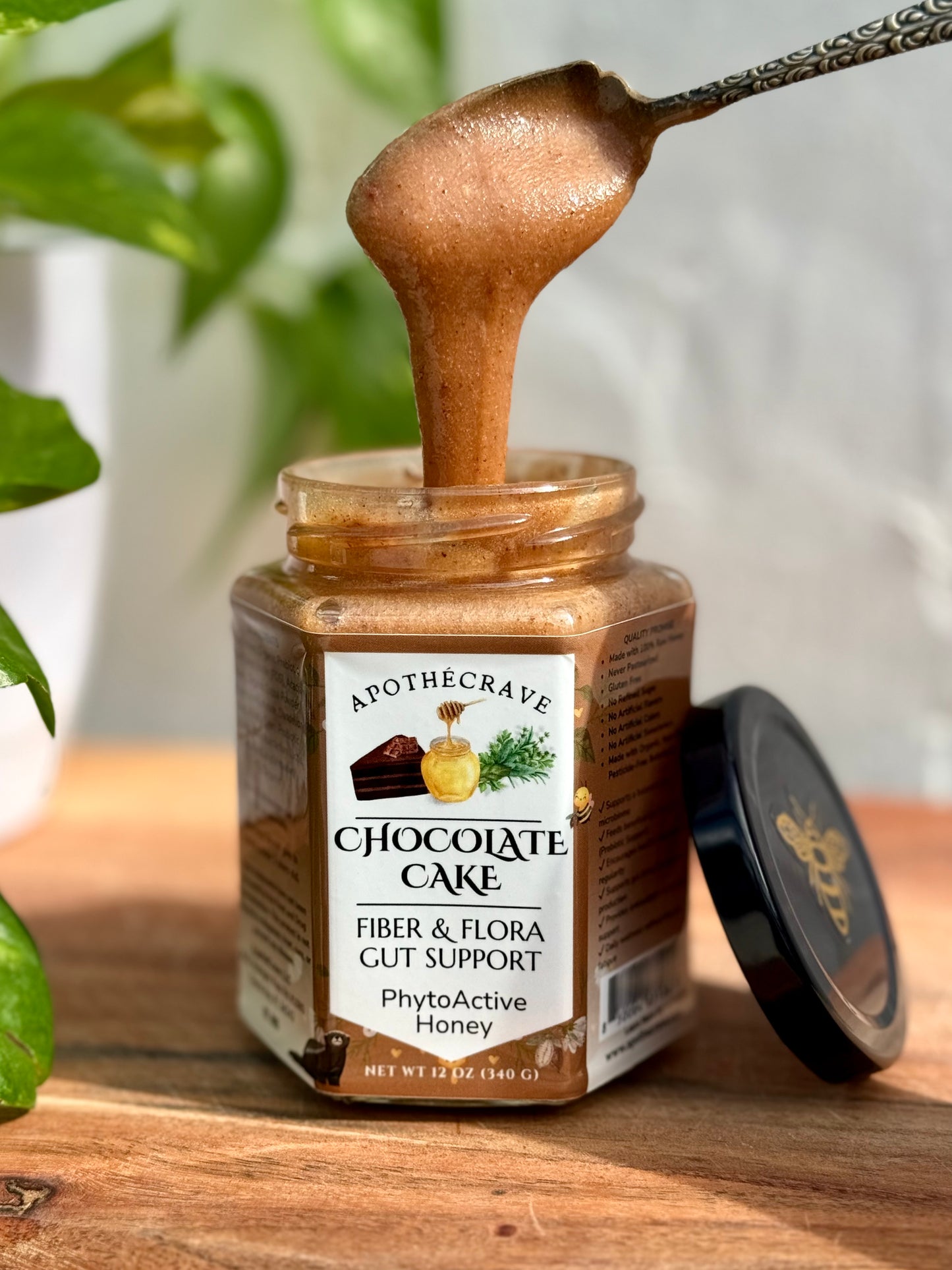 Chocolate Cake Fiber & Flora Probiotic Gut Support Dessert Inspired Honey