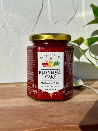 Red Velvet Cake ~ Anemia Support Honey