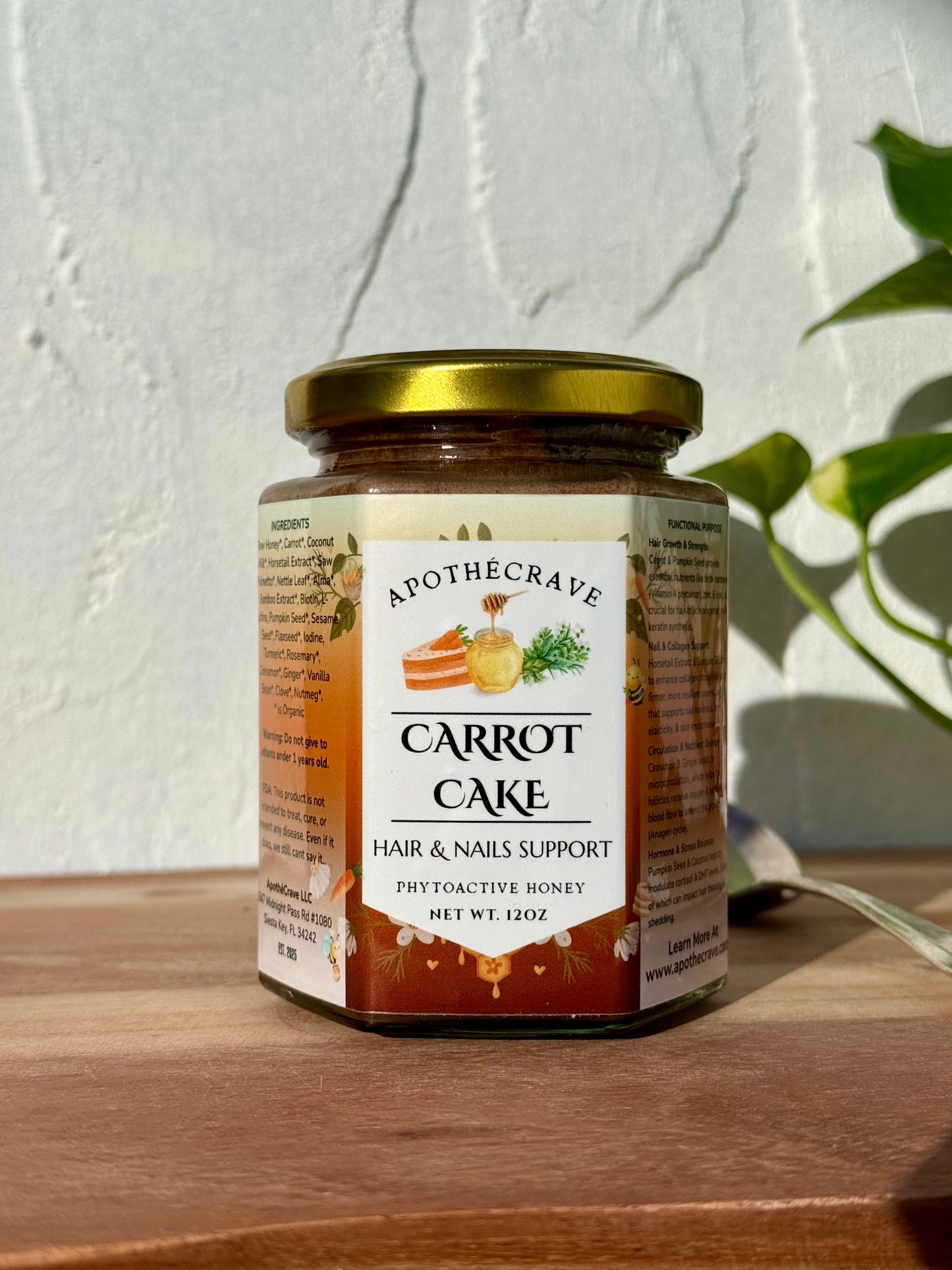 Carrot Cake ~ Hair & Nails Support Honey