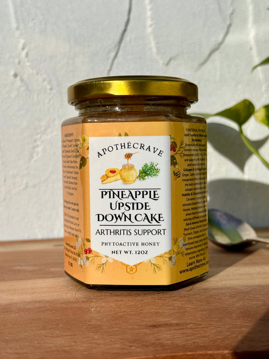 Pineapple Upside Down Cake ~ Arthritis Support Honey