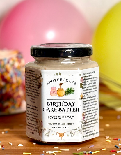 Birthday Cake Hormone Harmony (PCOS) Support Honey