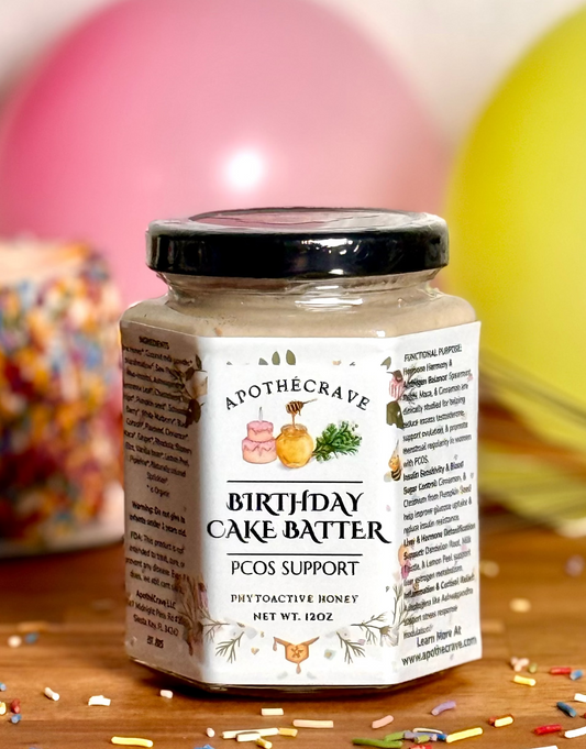 Birthday Cake Hormone Harmony (PCOS) Support Honey