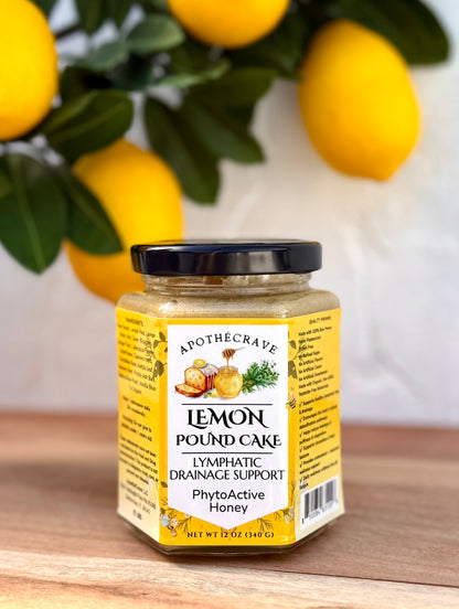Lemon Pound Cake Lymphatic Drainage Support Honey
