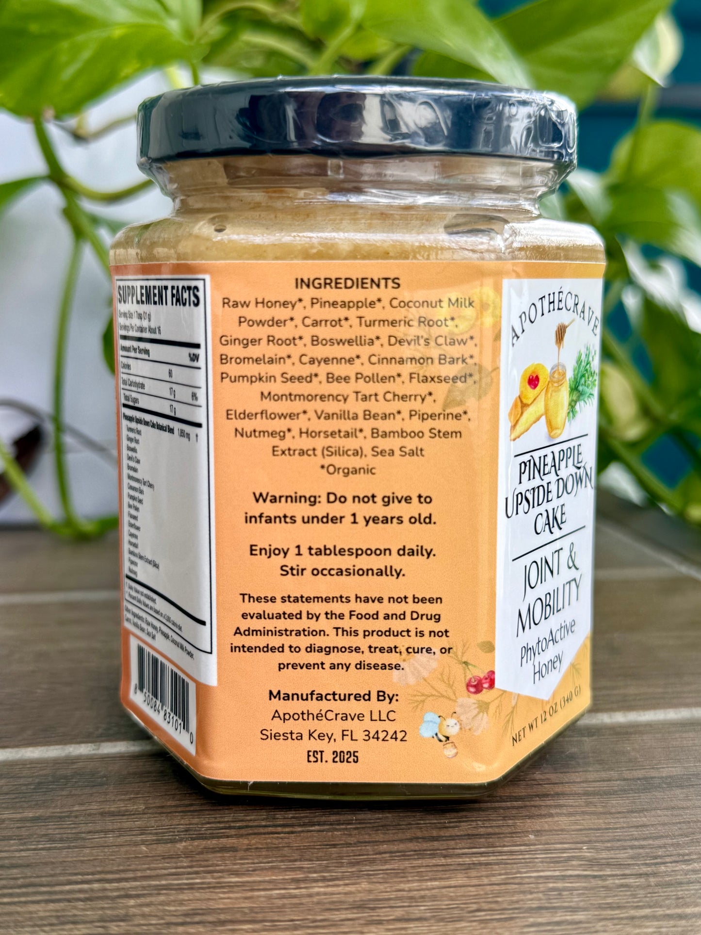 Pineapple Upside-Down Cake Joint & Mobility Support Dessert Inspired Wellness Honey